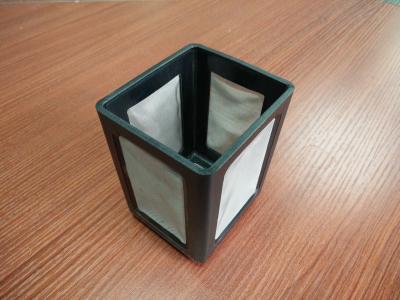 China Square Stainless Steel Filter Mesh With Injection Molding Inserts Production for sale