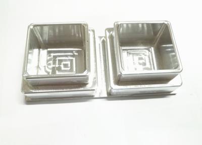 中国 正方形の形のアルミニウムによって機械で造られる部品、CNCの精密部品ISOの証明 販売のため