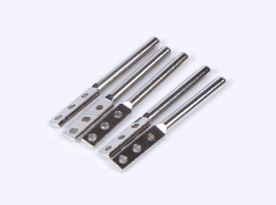 China Superficie de anodización del tenedor de aluminio del accesorio de las piezas de precisión del CNC del agujero del hilo de la perforación en venta