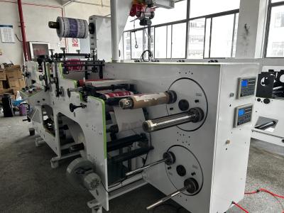 China Semi Automatic 2 Color Flexo Label Printing Machine 320mm 80m / minute for sale