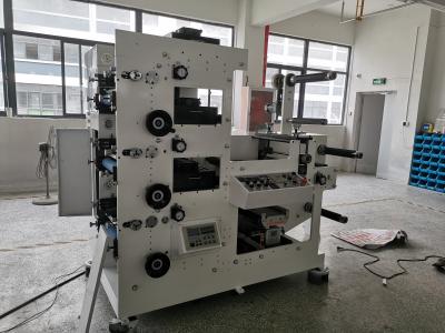 China Rotary Die Cut Label Sticker Printing Machine 3 Color 420 Model CE Approval for sale