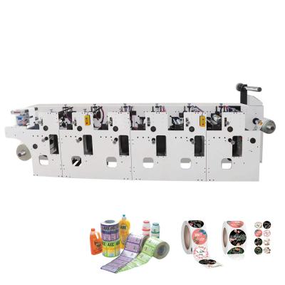 Κίνα Οριζόντια Flexographic μηχανή εκτύπωσης πέντε χρώμα για τους ρόλους PVC προς πώληση