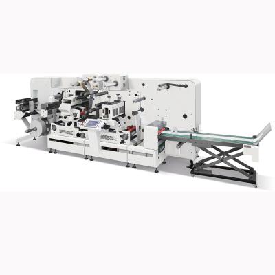China Intermittent Flexo Printing Die Cutting Machine for Adhesive Label Paper for sale