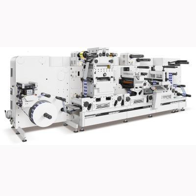 China Impresora de la etiqueta de Flexo con el sistema que corta con tintas intermitente en venta