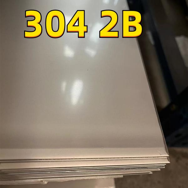 Quality ASTM A240 AISI 304  SUS304 1.4301  Cold Rolled Stainless Steel Sheet 2B Surface 1.0*1220*2440mm for sale