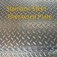 Quality Diamond Sheet Checkered Plate With SS201 304 316 Stainless Steel Checkered Sheet for sale