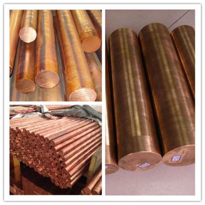 China ASTM C1100 Pure Copper Round Bar Oxygen Free Copper Solid Copper Rod OD 250mm For Electrical Equipment for sale