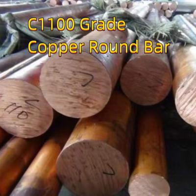 China High Ductility Oxygen Free Copper Rod Cu-ETP, JIS-C1100 For Electrical Equipment Temper O for sale