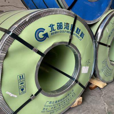 China SUS304 304L SS304 bobina de acero inoxidable 10 mm-1500 mm 0,1- 12 mm línea de cabello en venta