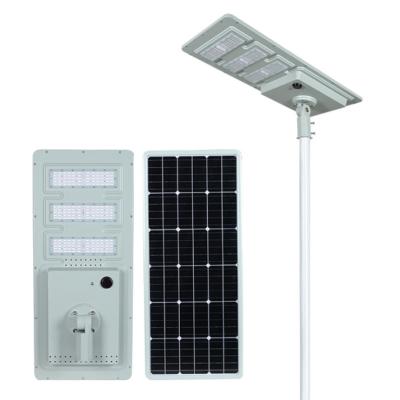 China Integrated Ip65 Smart Motion Senor Waterproof Aluminium 60W All in One Solar Led Street Light for sale