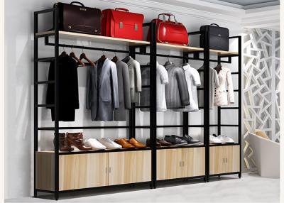 China Easy Install Clothes Shop Display Shelving 35kg / Layer Loading Capacity for sale