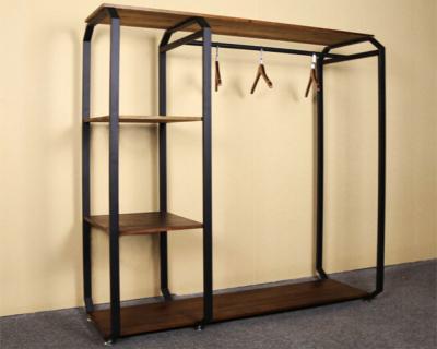 China Customized Design Garment Storage Rack / Industrial Clothing Rack Easy Assemble for sale