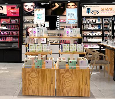 China Recepción cosmética corrosiva anti del OEM/del ODM de la tabla de la exhibición del maquillaje de los estantes de exhibición en venta