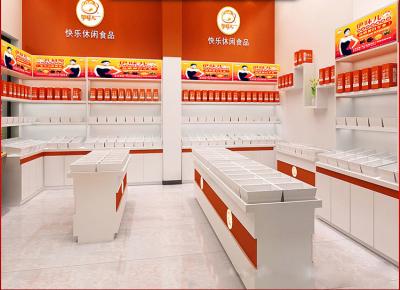 Chine Kiosque adapté aux besoins du client d'aliments de préparation rapide de taille, kiosque en vrac de sucrerie pour le magasin de casse-croûte/magasin de sucrerie à vendre