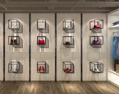 China Professional Shoe Display Shelves Shoe Shop Window Displays 350*350*350mm for sale