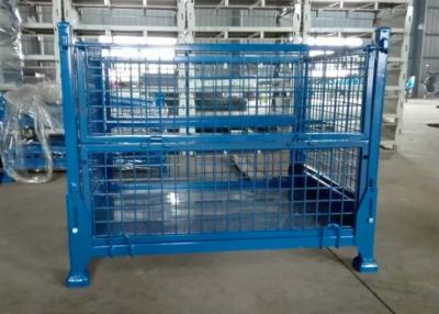 China Las jaulas portátiles del almacenamiento de Warehouse en las ruedas modificaron tamaños/colores para requisitos particulares en venta