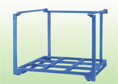 China Q235B Metal Warehouse Storage Shelves Stackable Storage Cages for sale