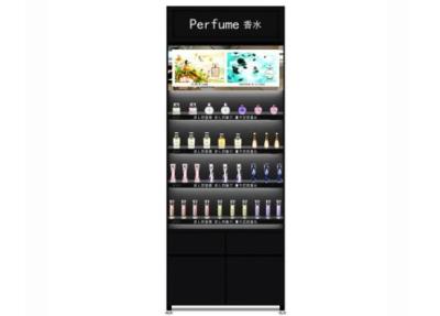 China Black Fragrance 110V 240V Cosmetic Shelf Display Easy Assemble for sale
