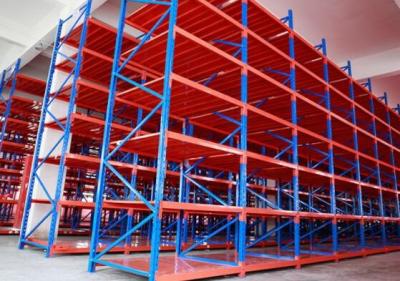 中国 冷間圧延された鋼鉄倉庫の貯蔵は調節可能な層に棚に置く 販売のため