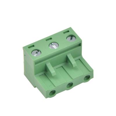 China Female Plug In Terminal Block Connector 2EDG 7.62mm With PA66 / UL94V-0 Housing for sale