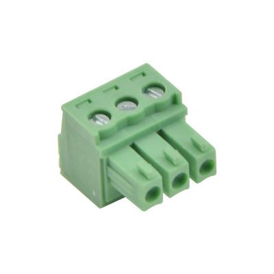 China Pluggable Terminal Block Connector 2EDG 3.81mm 300V / 250V For Control Signals for sale