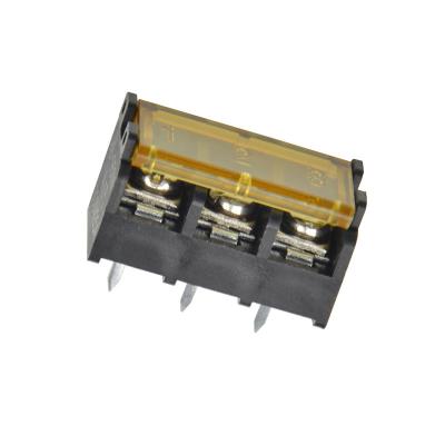 China Easy Connection Single Row Terminal Blocks / 9.5mm Pitch Barrier Strip Connector for sale
