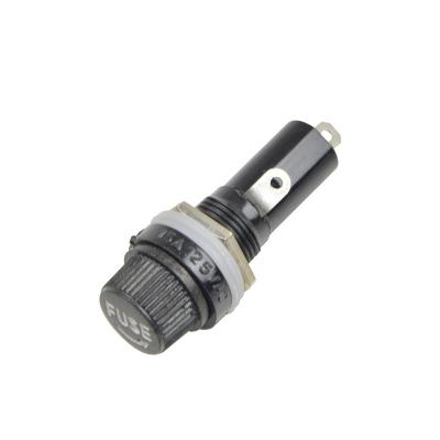 China 10A 250VAC Glass Tube Fuse Holder Panel Mount For Older Automotive Applications for sale