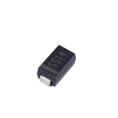 China Diodo de rectificador del soporte de la superficie de SS14 1.0A 40V, tipo diodo de SMD de 1N5819 Schottky en venta