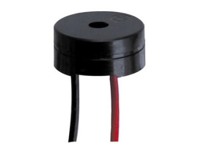中国 黒いACタイプ磁気ドア ブザー、はんだ付けされたワイヤーが付いている2048のHzの電磁石ブザー 販売のため