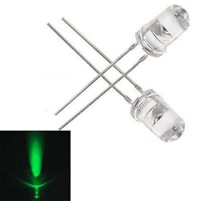 China High Brightness Passive Electronic Components Green Water Clear LED 5 Mm for sale