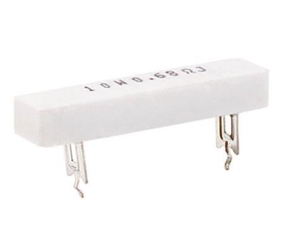 China Cement Ceramic Fixed Wire wound Power Resistors PCB Mounting Type for sale