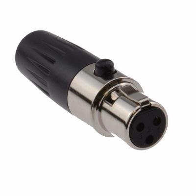 China 1000MΩ / AC500V 250VAC Mini Xlr Connector For 5mm Cables Soldering End Adapter for sale