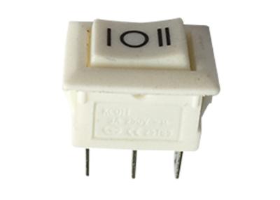 China Interruptor de balancim eletrônico passivo branco 10×15mm de 3 posições dos componentes KCD11 mini à venda