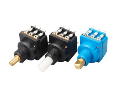 China Single Unit Carbon Film Potentiometer / High Current Dimmer Potentiometer for sale