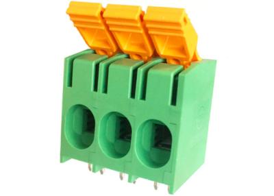 China 10.0mm Pitch 1～8 Positions Spring Type Terminal Blocks For 18~4AWG for sale