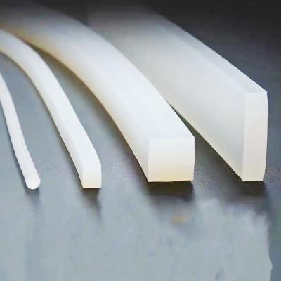 China Milky White Flame Retardant Standard Silicone Rubber elastomer 8Mpa Tensile Strength for sale