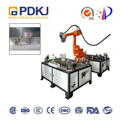 China CCC Industrial Welding Robot Fiber Laser Welding Workstation 5mm for sale