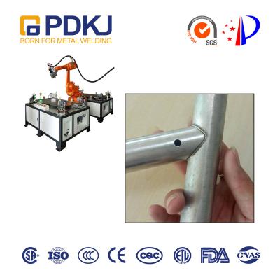 China 1kw integrados instalan tubos el puesto de trabajo industrial del robot de soldadura para el aluminio en venta