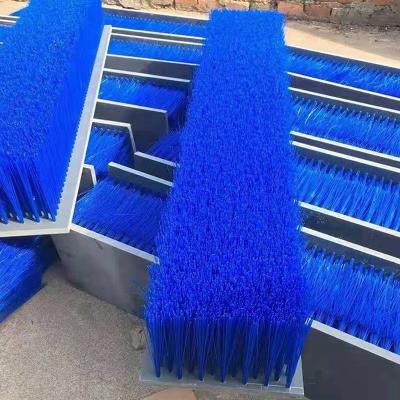 China Forklift Attachment Sweeper Brooms Parts Plastic Plate Brush PVC Plate Lath Brush for sale
