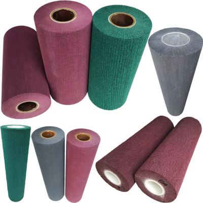 China Industrial Cleaning Cloth Wheel Non Woven Fabric Pressure Roller for sale