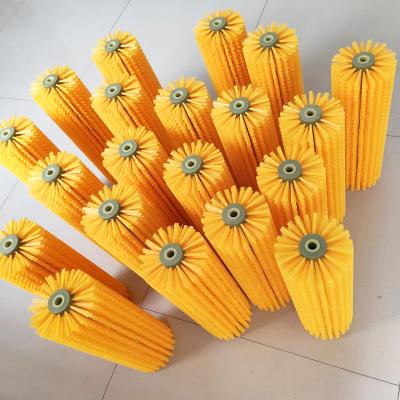 China Dust Removal Brush Roller Nylon Hollow Cylindrical Drum Brush for sale