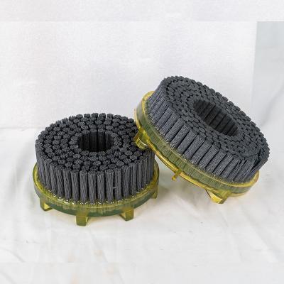 China Brush de rueda de disco de fibras de silicio abrasivo para pulido y molienda en venta