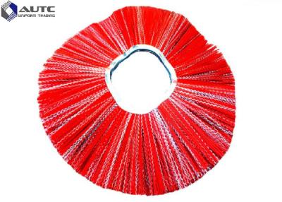 China Bobcat Ring Road Wafer Street Sweeper Road Snow Sweeper Brush Wafer PP / Steel / Mix Cleaning Brushes Customized Size for sale