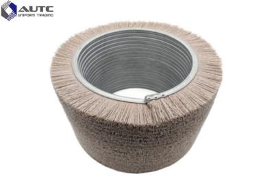 China Cepillo espiral modificado para requisitos particulares para el filamento abrasivo de cobre de la máquina pulidora que quita las rebabas en venta