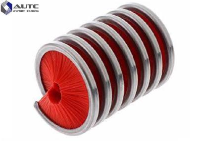Chine Brosse métallique industrielle de bobine intérieure, blanc en nylon en spirale de noir de Rods en métal de brosse à vendre