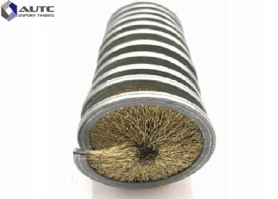 China Rotary Coil Brush Industrial Plating Copper Wire Steel Wire Inside Disk Spiral Coil Brushes for sale