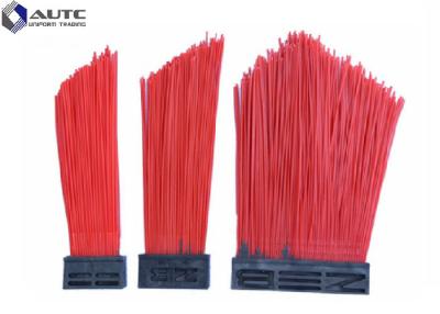 China PP Wire Strip Road Sweeper Sanitation  Brushes , PP Mixed Steel Wire Bolck Road Cleaning Brush Durable for sale