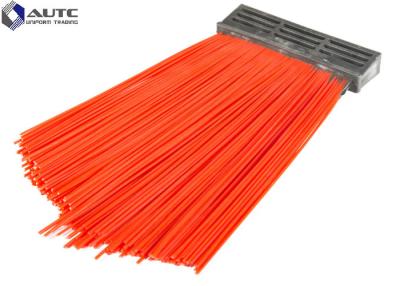 China PP Bristle Road Sweepers Strip Cleaning Forklift Road Sweeping Square Road Sweeping Brushes With Differnt Size for sale