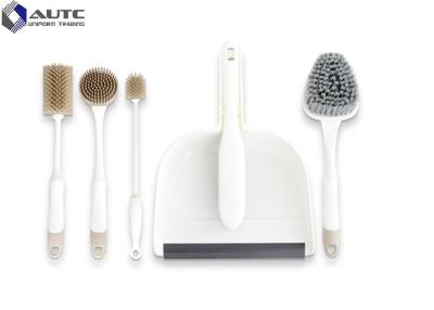 China Bathroom 6 Housekeeping Brushes Set  Eco Friendly Cup Dish Washing OEM for sale