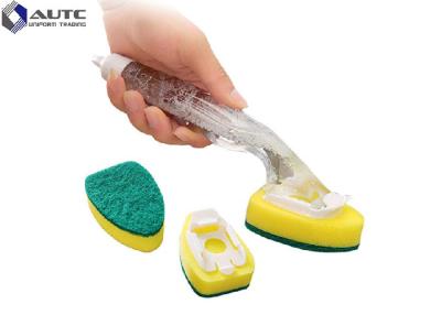 China Dishwashing Sponge Housekeeping Brushes Dish Wand Plastic Decontamination for sale